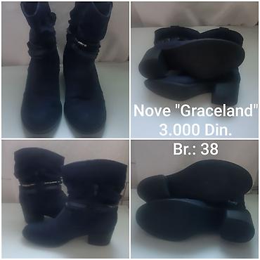 shoes: Nove Graceland kratke ženske čizmice - Materijal: eko velur - Boja — 3