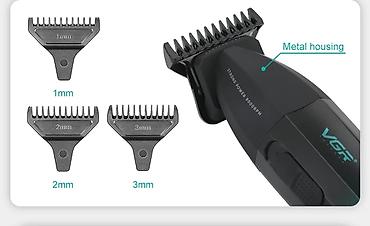 solar akumulator: VGR 906 Professional Trimmer 2000MAH / 9000RPM / Qara Kemamik Bıcaqlı — 4