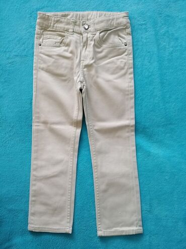 Pantalone: HM pantalone bež za devojčice Veličina 4-5god 110 cm Čist pamuk sa — 1