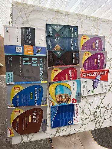 9-cu sinif üçün dərs və hazırlıq vəsaitləri dəsti Paketə daxil olan