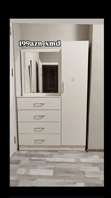 шкаф в прихожую: Açılan, 1 qapı Düz dolab, Qarderob, paltar dolabı