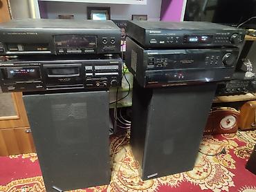 sweep jagodina: Pioneer Hi-Fi komplet – CD, kasetofon, tuner, pojačalo + zvucnici — 1