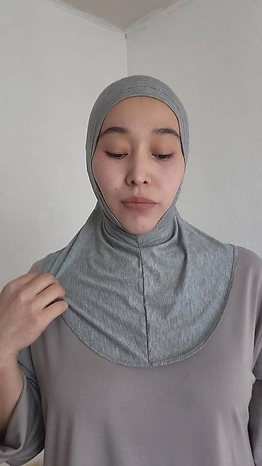 Другие головные уборы: Хиджаб-амир (готовый, быстрого надевания) - Модель: цельнокроеная — 6
