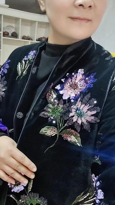 Пиджаки, жакеты: 52-54 размер!!! Утеплённый прошитый пиджак, полупальто, кардиган из — 7