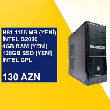 kompüter sistem bloku: Sistem Bloku "Qori DDR3 H61 1155 Pentium G2030” ⭐Tək Sistem Bloku –