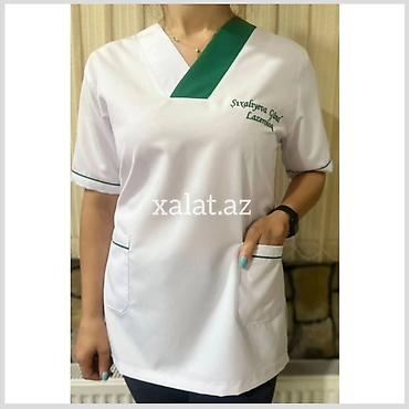 Tibbi geyim: TİBBİ DƏSTLƏR👩🏻‍⚕️(Tikilişi və Satışı). İnstagram[xalat.az], Tik — 8