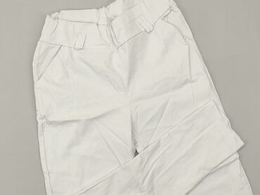 spodnie dresowe damskie z szerokimi nogawkami: Material trousers, XS (EU 34), condition - Very good