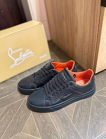 кроссовки лиман отзывы: Мужские кеды Santoni размер не подошёл - Цвет: черный с яркой — 2