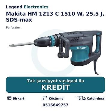 disk yonan aparat: Elan başlığı: Perforator Makita HM 1213 C 1510 W, 25,5 J, SDS-max — 1