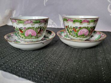 Kuhinjski setovi: Fildzani Hong Kong rucno oslikani,porcelanski 1950g+. Fildzani bez — 2