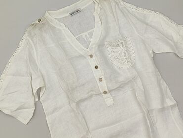 koszula z żabotem reserved: Women's blouse, size L (EU 40)