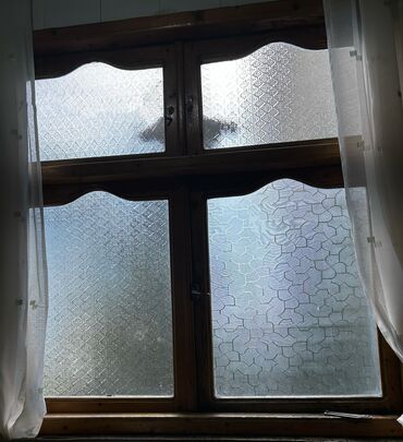 Другие окна и фурнитура для окон: Taxta çərçivəli dörd bölməli pəncərə - Material: Təbii ağacdan