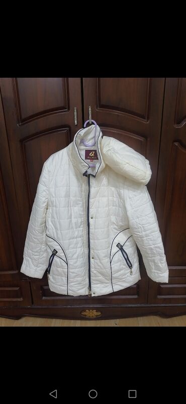 куртка мужская: Женская куртка 2XL (EU 44), цвет - Белый