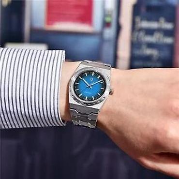 Ručni satovi: PAGANI DESIGN PD-YS020 - 37mm - Plava - Debljina : 7mm — 12