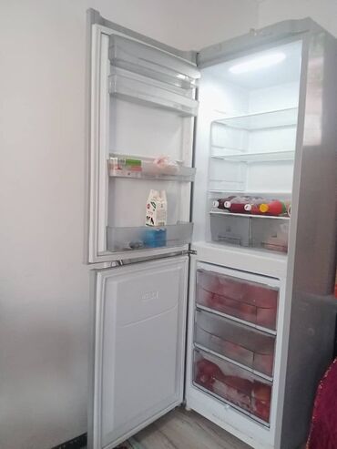 рассрочка бытовая техника бишкек: Холодильник двухкамерный, серебристый, с нижней морозильной камерой