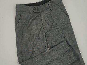białe spodnie wide leg: Material trousers, 4-5 years, 110, condition - Good