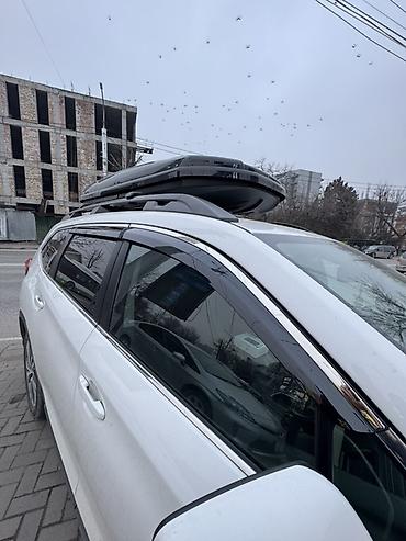 ascent: Ветровики на SUBARU ASCENT с никелем — 4