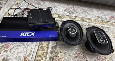 Monitorlar: Avtomobil üçün səs sistemi komplekti - Gücləndirici: KICX A.120RB