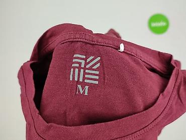 bordowe: T-shirt damski, rozmiar M — 4