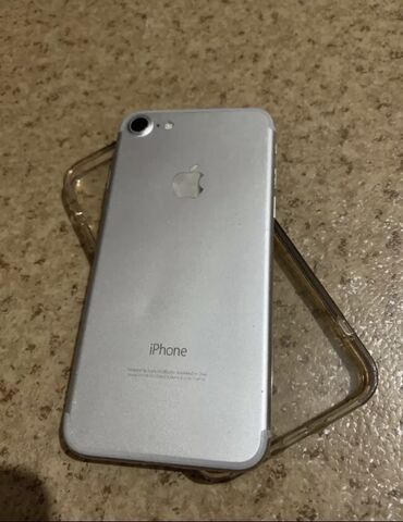 айфоны 14 про макс: IPhone 7, Колдонулган, 32 ГБ, Ак, Каптама, 100 %