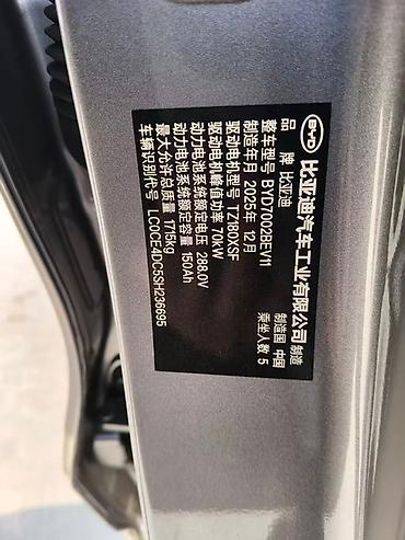 BYD: BYD E2: 2025 г., Электромобиль, Хэтчбэк — 5