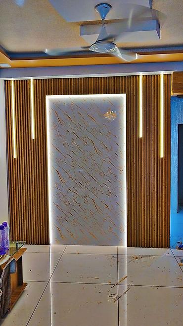 Другие обои: Декоративные стеновые панели под дерево и однотонные для интерьера - — 12