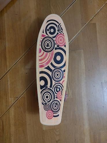 miniski: Plastik mini-skateboard (penny board üslubunda) - Material: möhkəm — 4