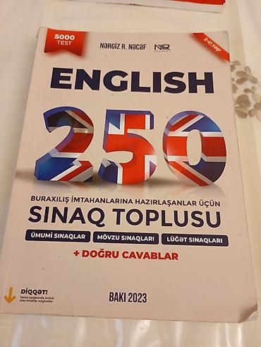 Testlər: Məhsul: “English 250 – Buraxılış imtahanlarına hazırlaşanlar üçün — 1