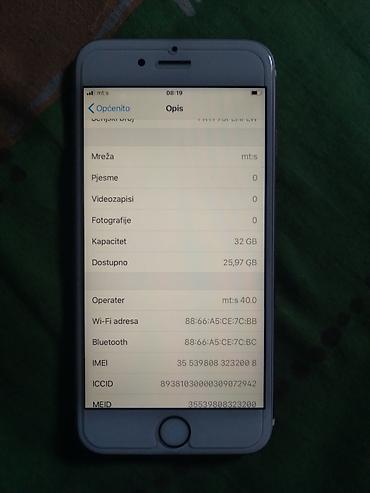 Apple iPhone: Apple iPhone iPhone 6s, 32 GB Stanje telefona perfektno, zastitno — 2