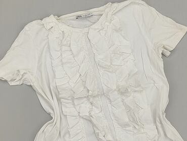 czarne bluzki w białe paski: Bluzka Damska, Zara, S, stan - Zadowalający