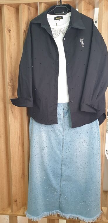 Рубашки: Рубашка, Оверсайз, Китай — 9