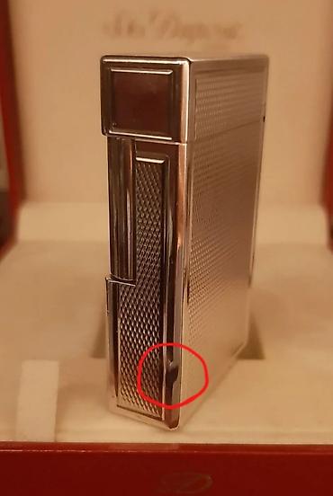 Upaljači i prateća oprema: S. T. Dupont Briquet Ligne 1  GM GRAIN D'ORGE Original Made in Paris — 2