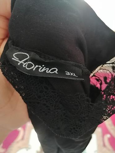 Qadın geyimləri: Qadın bluzası – Norina, 3XL - Rəng: qara - Model: uzunqol, balıqçı — 2