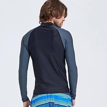 pull and: Футболка мужская с длинным рукавом защита от солнца, полиэстер — 5