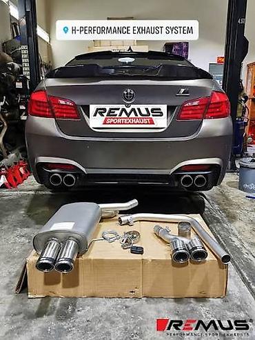 eco spirt: REMUS Sportexhaust – BMW F10 üçün ikili çıxışlı performans egzoz — 2