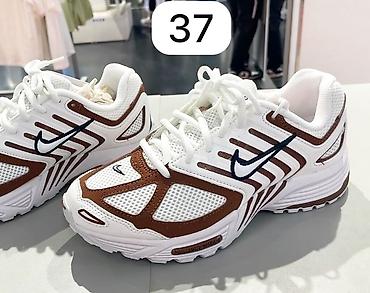 Айымдардын бут кийими: Кроссовки Nike (модель в стиле ретро-раннинг) оригинал - Цвет: белый — 2
