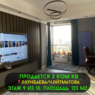 Офисы: 3 комнаты, 123 м², Элитка, 9 этаж, Дизайнерский ремонт