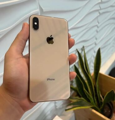 kreditle telefonlar: IPhone Xs Max, 128 ГБ, Золотой, Гарантия, Face ID, С документами