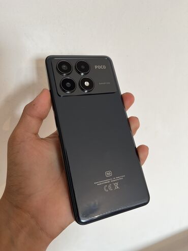 pocophone f1: Poco X6 Pro 5G, Б/у, 256 ГБ, цвет - Черный, 1 SIM, 2 SIM