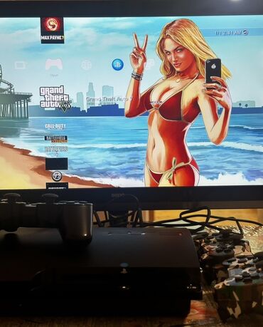 ps3 diskleri: PlayStation 3 (PS3) Slim 1 Tb oyun konsolu paketi 3 pultla