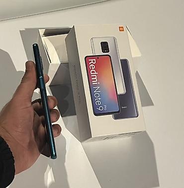 note 8 pro plata: Redmi Note 9 Pro, 64 GB, rəng - Göy, Barmaq izi, İki sim kartlı, Face ID — 3