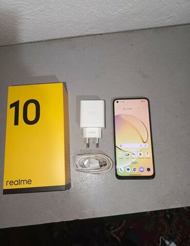 Realme: Realme 10, Б/у, 128 ГБ, цвет - Синий, 2 SIM