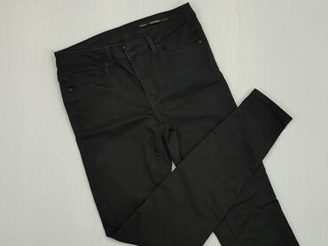 Spodnie: Spodnie M (EU 38), stan - Dobry, wzór - Jednolity kolor, kolor - Czarny, Zara