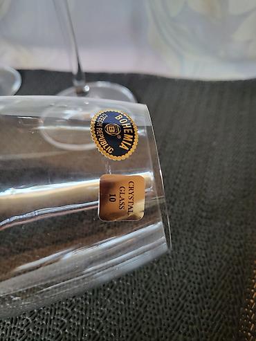 Čaše: Case nove za vino,Bohemija kristal. Case za vino,tanji — 2