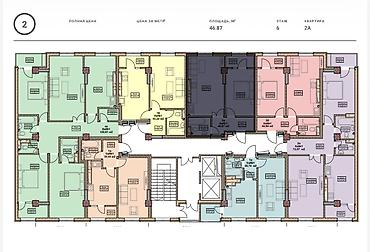 104 1 комнат: 2 комнаты, 46 м² — 2