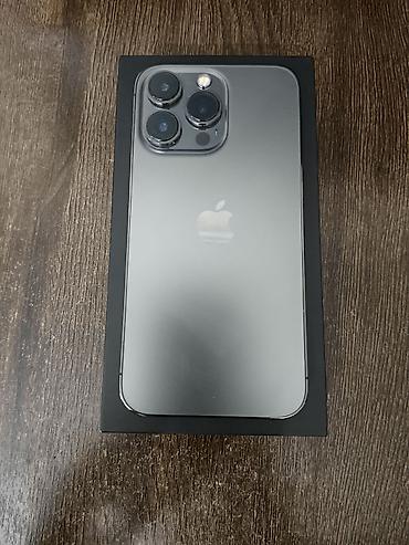 IPhone 13 Pro, Б/у, 256 ГБ, Графит, Защитное стекло, Чехол, Кабель, 77 %