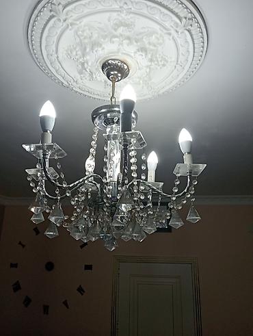 İşıqlandırma: Çılçıraq, 6 lampa, Metal — 2