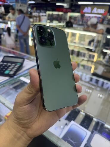 Apple iPhone: IPhone 13 Pro, Б/у, 128 ГБ, Зеленый, 85 %