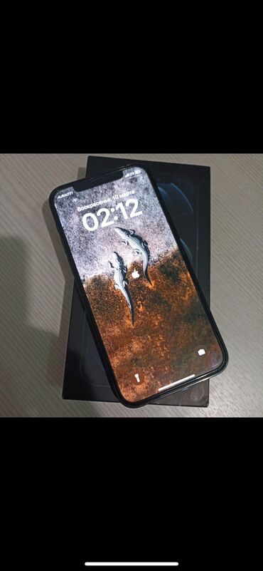 iphone 12 pro max бу: IPhone 12 Pro, Б/у, 256 ГБ, Синий, Зарядное устройство, Защитное стекло, Чехол, 81 %