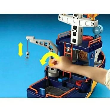 Digər oyuncaqlar: Лодка Imaginext. Состояние новой. много функций. всё открывается — 5